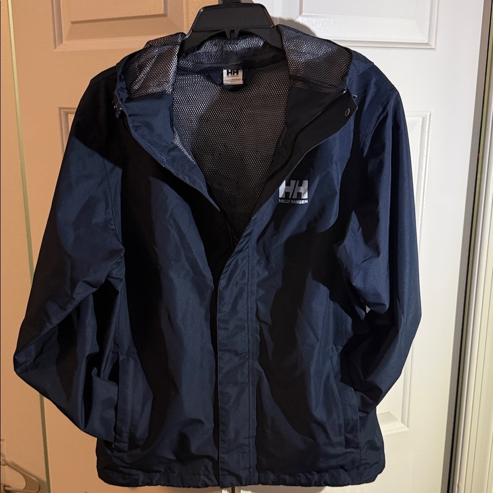 Helly Hansen Navy Windbreaker Jacket - Picture 5 of 8